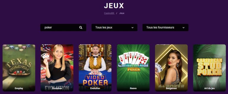 Casino Bit jeux