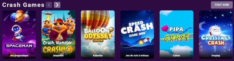 Casino Bit jeux Crash