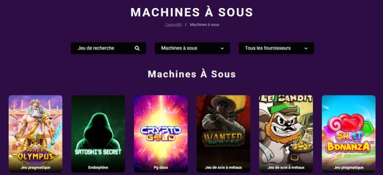 Casino Bit machines à sous